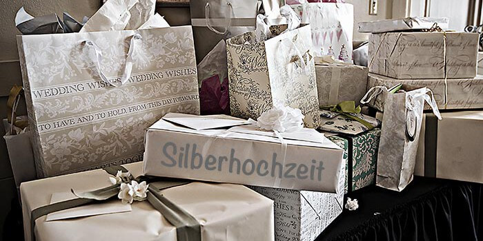 Geschenke zur Silberhochzeit