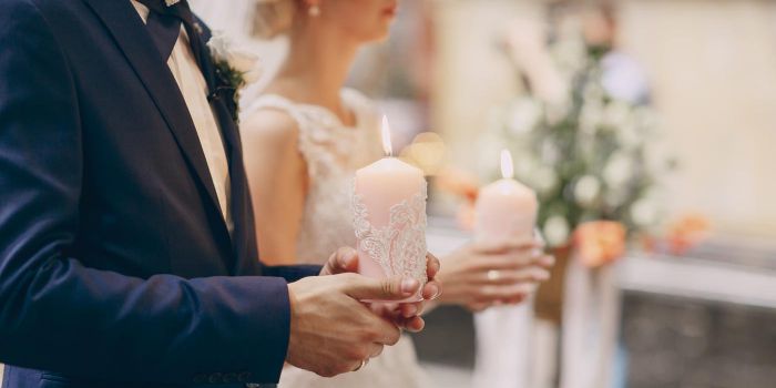 Hochzeitskerze Trauung