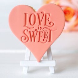 Hochzeitskekse mit Fondant