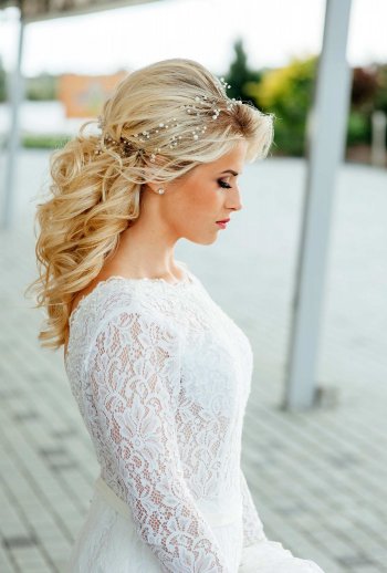 Haarkette Hochzeit
