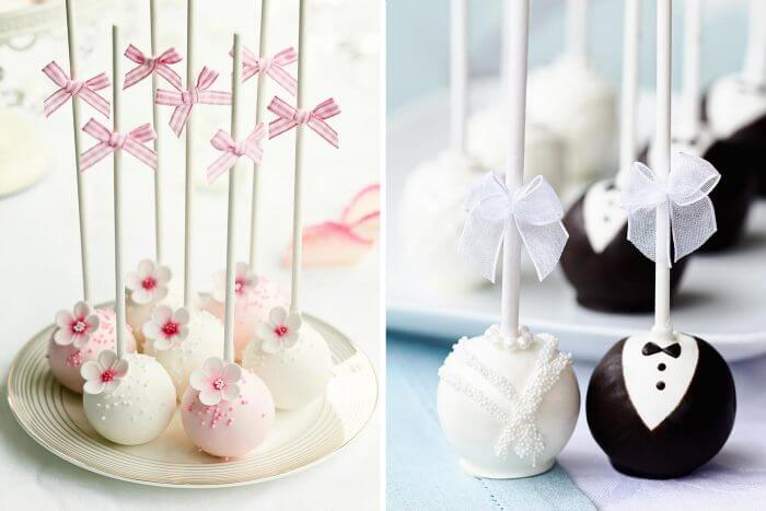 Cakepops für den Sweet Table zur Hochzeit