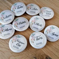 Buttons Hochzeit
