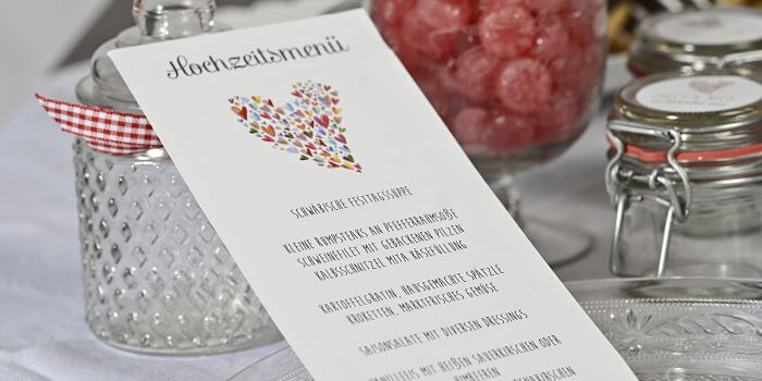 Hochzeitsmenü